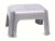 Addis Step Stool Solid, Metallic Silver