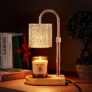 Adewalk Candle Warmer Lamp with Timer & Dimmer -Rose Gold Pole Adjustable, 50W Bulb2, Flameless Candle Heater Lamp for Jar Candles, Mothers Day Gifts for Mum & Home Decor, Warming Gifts for Women