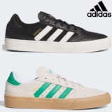 Adidas Busenitz Vulc II Shoes, White (Size: 4-12.5) / Black (Size: 4-13) – £44.10 – W/Code via DFC/HSD – Free Delivery for Members