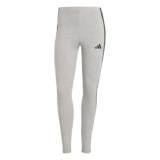 Adidas Essentials 3-Stripes Cotton Leggings Medium Grey Heather/Black XXS only