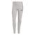 Adidas Essentials 3-Stripes Cotton Leggings Medium Grey Heather/Black XXS only