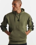 Adidas Mens 3 Stripes Fleece Hoodie (Sizes S-XXL)