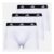 Adidas Mens Active Flex Three Pack Trunks White