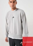 Adidas Mens French Terry Sweatshirt – Grey – free C&C
