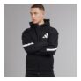 Adidas Mens Z.N.E. Full Zip Hoodie Black/White