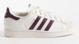 Adidas Originals Superstar II Trainers White with Maroon Croc Colourway – With Code – Sizes 3.5-6, 7, 8.5, 9