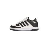 Adidas Rapid Court Low Shoes, Unisex Kids, Black/White, UK 6