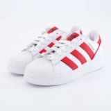 Adidas Superstar XLG T Mens Trainers in White/Red or White/Green (Various Sizes)