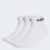 Adidas Unisex Linear Ankle Cushioned Socks 3 Pairs White UK sizes 6.5 – 8
