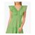 Adrianna Papell Green Ruffle Short Dress