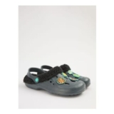 Adult Scooby Doo Black Fleece Lined Clogs – Size 7-8 / 9-10 / 11-12 – Free CC