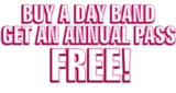 Adventure Island Day Band includes Free Annual Pass