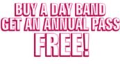 Adventure Island Day Band includes Free Annual Pass