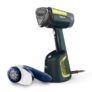 AeroSteam DT9810G1 Clothes Steamer Fabric Shaver Bundle – Black / Forest Green w/code