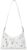 AfitLulu Floral Embroidery Leather Shoulder Bag, Zip Closure Small Shoulder Purse Handbag, Half Moon Bag Make Life Easier and Simpler
