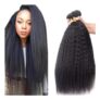 AiPliantfis 1B Natural Black Yaki Wave Hair Bundles 28/30/32in