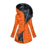 Aiixnze Womens Quilted Puffer Parka Waterproof, Fleece-Lined