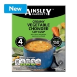 Ainsley Harriott Creamy Vegetable Chowder Cup Soup 80g