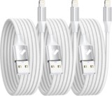 Aioneus iPhone Charger Cable 2M 3Pack iPhone Charger MFi Certified Lightning Cable Fast iPhone Charging Cable Braided USB to Lightning Cable for iPhone 14 13 12 11 Pro Max XR XS X 8 7 6 Plus 5 5S SE