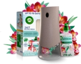 Air Wick Aerosol-Free Automatic Air Freshener Spray Kit, Eucalyptus & Freesia, 1 Gadget & 1 Refill (228ml), 24×7 Active Fresh Odour Neutraliser, Lasts Up to 70 Days, Air freshener For Home