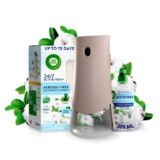 Air Wick Aerosol-Free Automatic Air Freshener Spray Kit, Fresh Cotton, 1 Gadget & 1 Refill (228ml), 24×7 Lasts Up to 70 Days