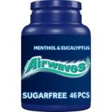 Airwaves Menthol & Eucalyptus Sugar Free Chewing Gum Bottle, 46 Pieces – £1.62 / £1.53 S&S