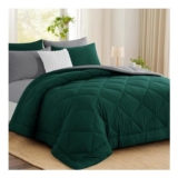 Aisbo Coverless Duvet, Super King, 10.5 Tog, 260x220cm, Dark Green