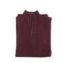 Albert and Mauice Netherton Zip Neck Jumper Claret