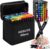 Alcohol Markers Set 60 Colors – Dual Tip Pens for Colouring Drawing – Fine & Broad Markers with Alchohol Based Ink – Gifts for Girls 10 Year Olds Adults Artist Art Set for Christmas Teenage Art Pens