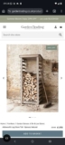 Aldsworth Log Store Tall – Spruce, Natural – 20% off w/Code
