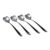 Alessi Big Love AMMI08/7 – Set of 4 Heart-Shaped Design Coffee Spoons