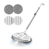 AlfaBot WS24 Cordless Electric Mop with Water Spray LED Headlight