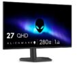 Alienware 27 Inch 1440p QHD 280Hz Gaming Monitor (AW2726DL) Refurbished