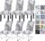 Alishomtll Dining Chair Covers Set of 6 Stretch Chair Slipcovers Swing Chair Elastic Removable Washable Dining Room Chair Covers Protector for Kitchen Banquet Hotel Restaurant (Line, 6pcs)