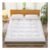 Alivio King Size Extra Thick Mattress Topper Quilted Pillow Top Mattress Pad