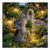 Alivio Solar Elephant Statue Garden Figurine with Glowing LED Lights for Lawn
