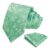 Alizeal Mens 8cm Floral Tie with Pocket Square, Sage Green