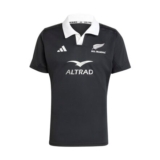 All Blacks Mens Home Performance Rugby Shirt – Black 24/25