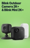 All-new Blink Outdoor 2K Camera with free Blink Mini 2K Indoor Camera (Black), Sync Module Core included
