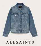 AllSaints Up to 60% Off Sale Extra 20% Off 10% Off via Newsletter – e.g Mens 100% Organic Cotton Denim Jacket – Free DPD Collect