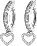 AllerPierce Clicker Belly Button Rings for Women 14G Stainless Steel Cubic Zirconia Belly Button Bars Reverse Curved Navel Barbell Bars Rings Body Piercing Jewellery 2PCS
