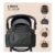 Allis Baby Plus, Luxury Black Changing Bag with Changing Mat Free P&P