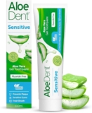 Aloe Dent – Sensitive Aloe Vera Gel Toothpaste – Fluoride Free – Prevents Plaque, Supports Sensitive Gums & Freshens Breath – Vegan, Cruelty Free & SLS Free – 100ml – 1 Pack