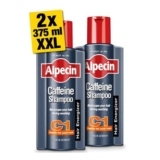Alpecin Caffeine Shampoo C1 2x 375ml for Stronger and Thicker Hair