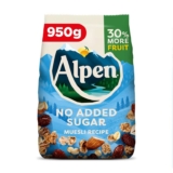Alpen No Added Sugar Muesli 950g – S&S £2.46
