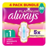 Always Platinum Normal Wings Pads, Size 1, 22×4