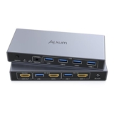 Alxum HDMI KVM Switch 2 Computers, 4 USB-A, 4K 60Hz