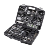 Amazon Basics 173-Piece General Household Hand Tools Set, Alloy Steel, Non-Slip Handles, Blow-Moulded Case, 42.9 x 32.2 x 8.5cm