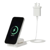 Amazon Basics 2-in-1 Qi2.2 25W Charging Station 45W PD Charger & 5ft Cable (With Voucher) – White