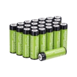 Amazon Basics 24-Pack AA NiMH Batteries, 2000 mAh, Pre-Charged